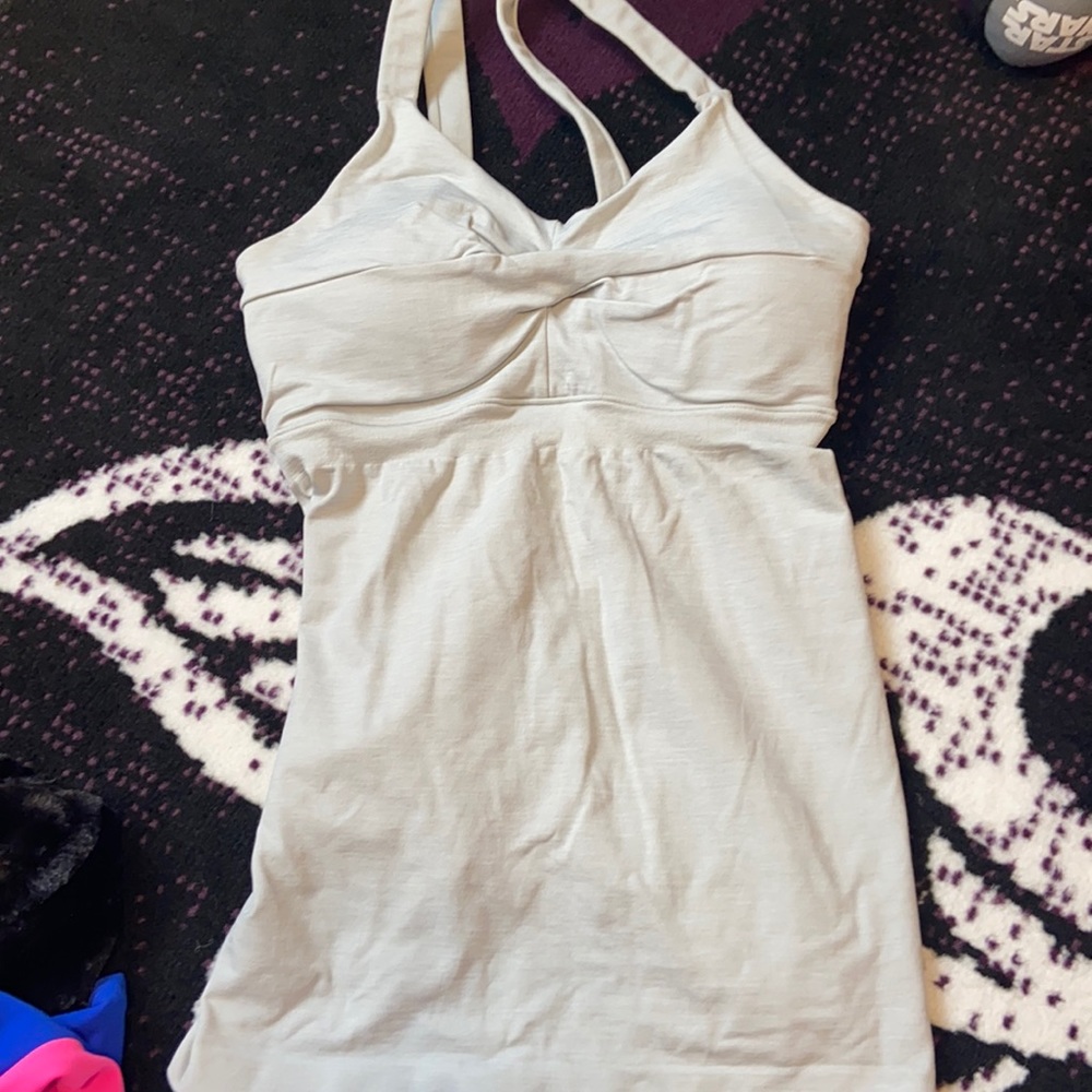 Athleta twist front padded tank New!